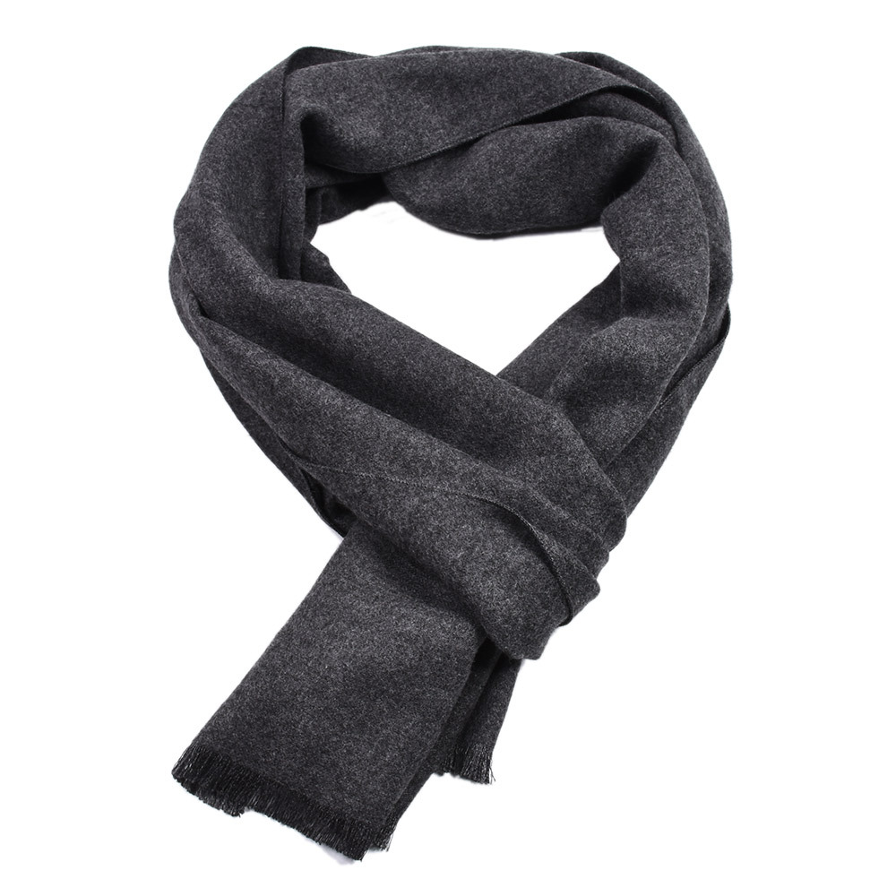 Muffler Men Wool - Sciarpa di cashmere tinta unita Fazzoletto