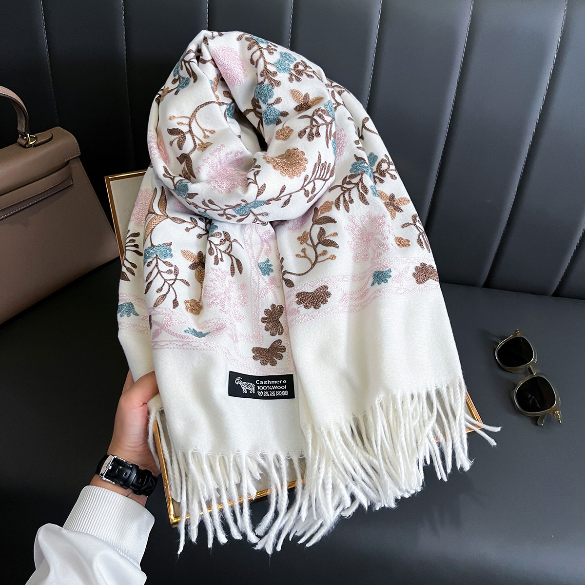 Woven Scarf Blanket - Nuovo Inverno Caldo Sciarpa di Cachemire