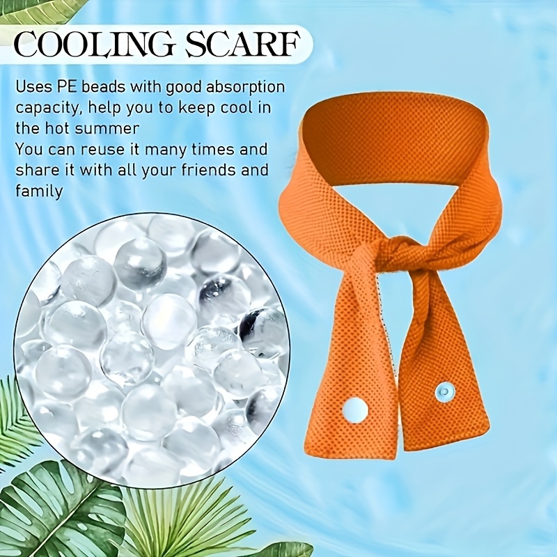 Silk Neck Scarf - Sciarpa Gaiter Rinfrescante per il Collo,