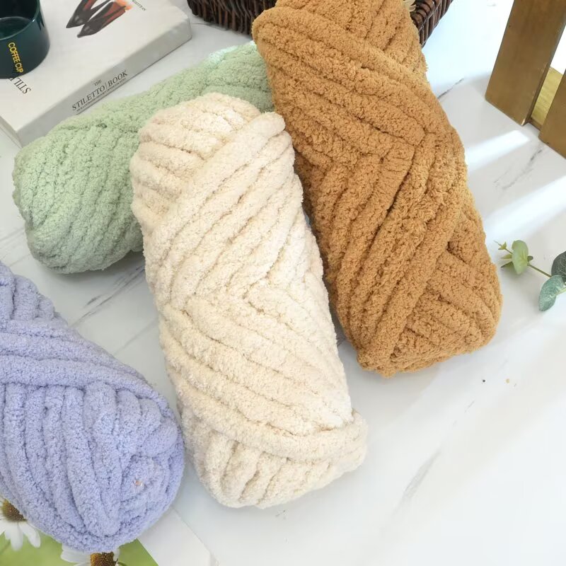Woven Scarf Blanket - Filato a Coda di Gatto, Filato