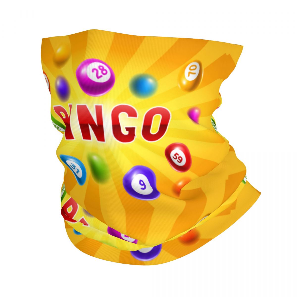 Neck Warmer Tube - Gioco caldo personalizzato Bingo Bandana Scaldacollo
