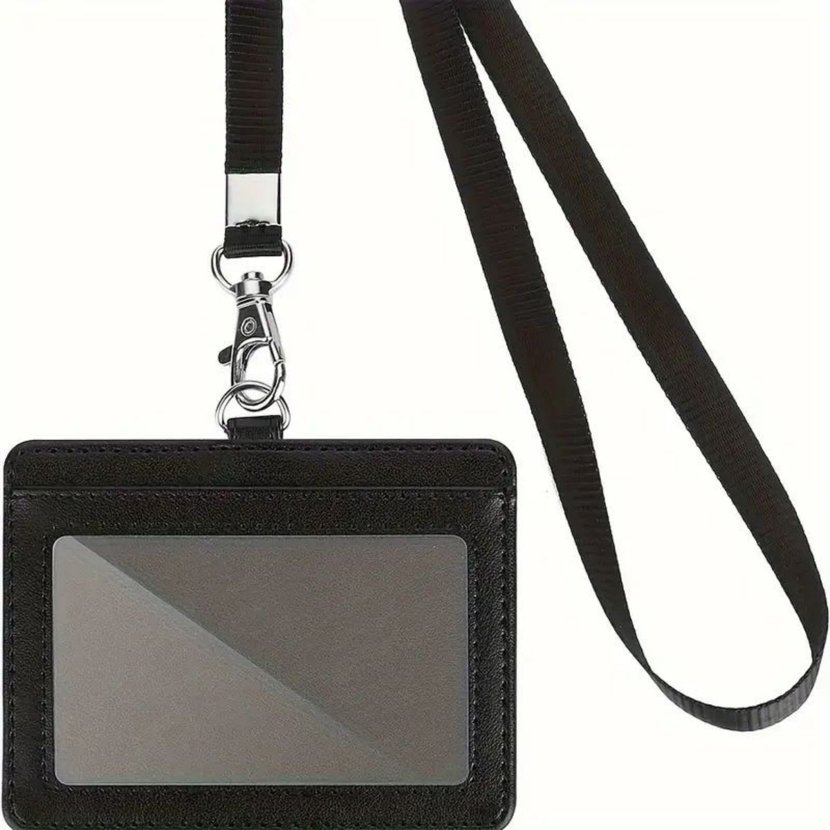 Lanyard Badge Holder - 1 porta badge orizzontale con cordino
