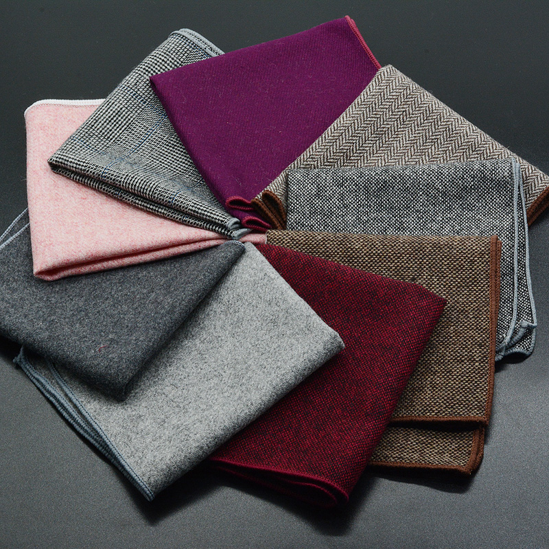Pocket Square Set - Classico fazzoletto da taschino in lana