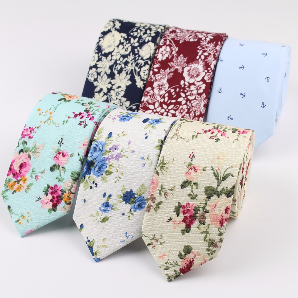 Skinny Tie Men - Da Uomo in cotone Colourful Cravatta