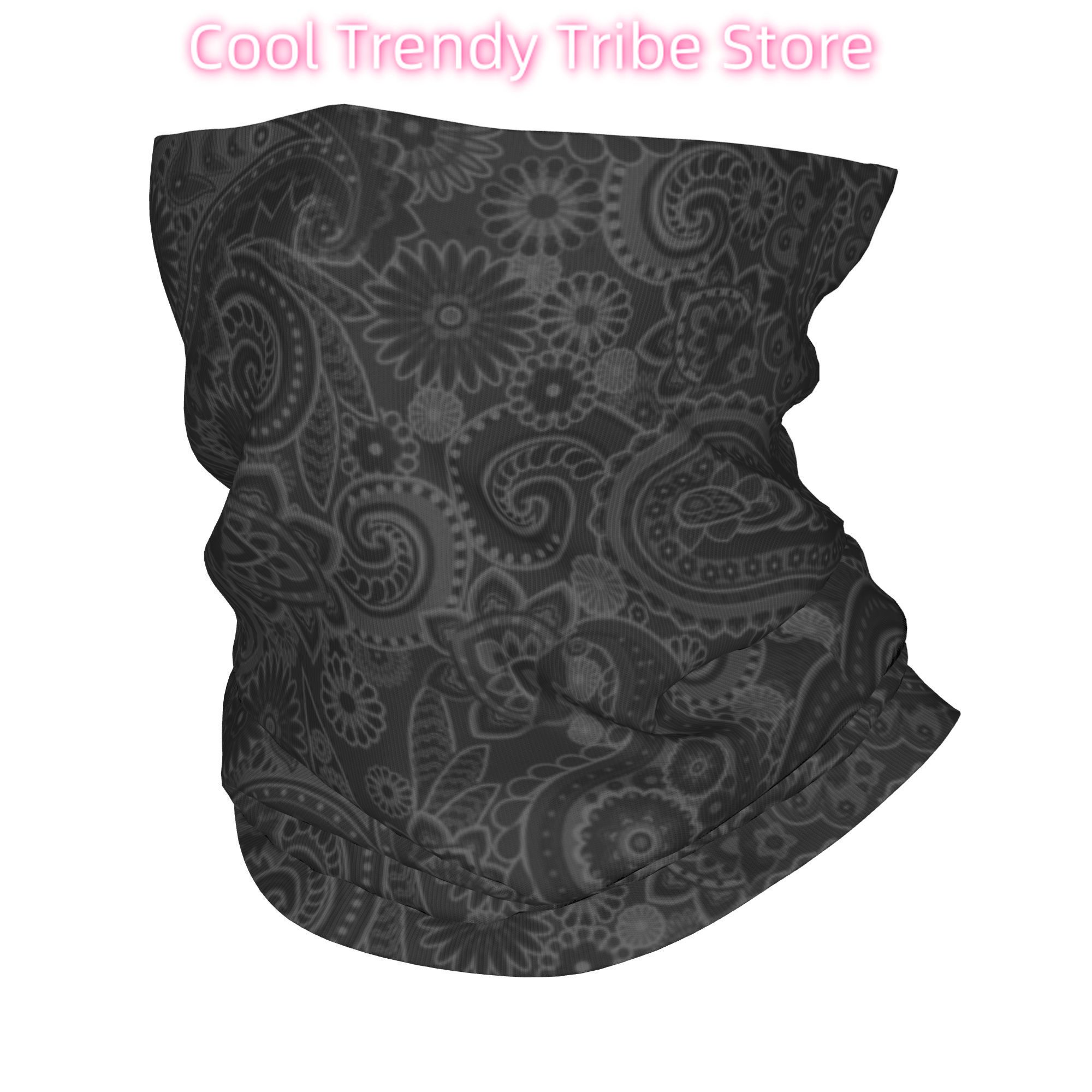 Neck Warmer Tube - Personalizzato Paisley Chicano Bandana Inverno Fascia