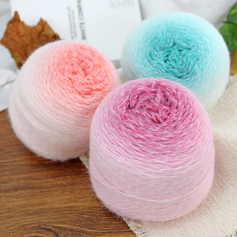 Woven Scarf Blanket - Filato di peluche a lunghezza graduale,