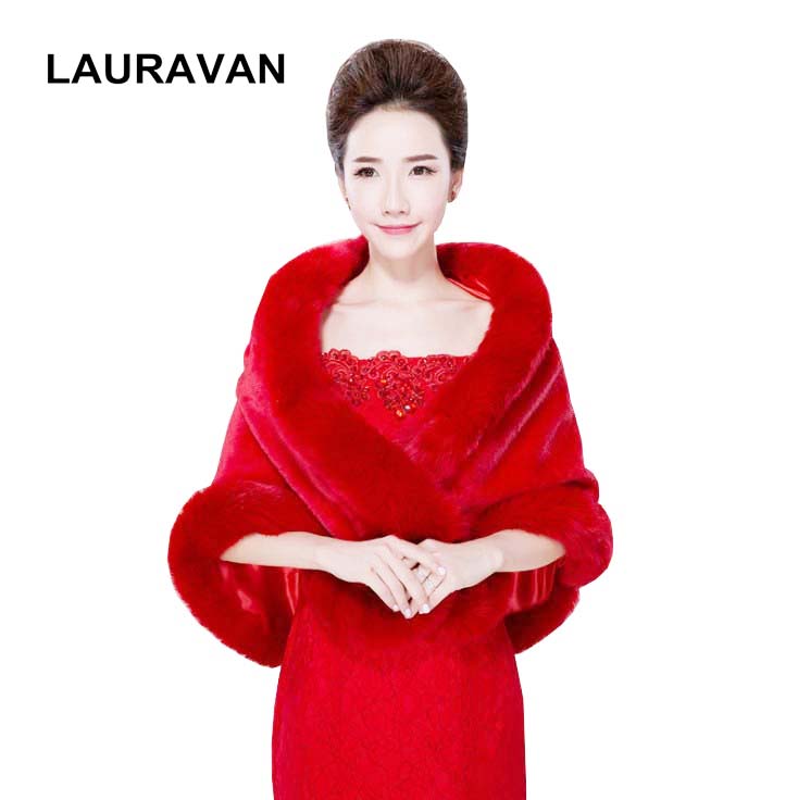 Stole Wedding Shawl - Sciarpa Rossa da Sposa Invernale in