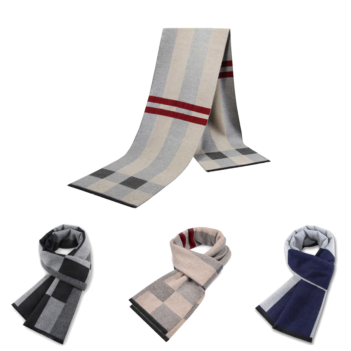 Muffler Men Wool - Sciarpa da uomo per uomo Copia