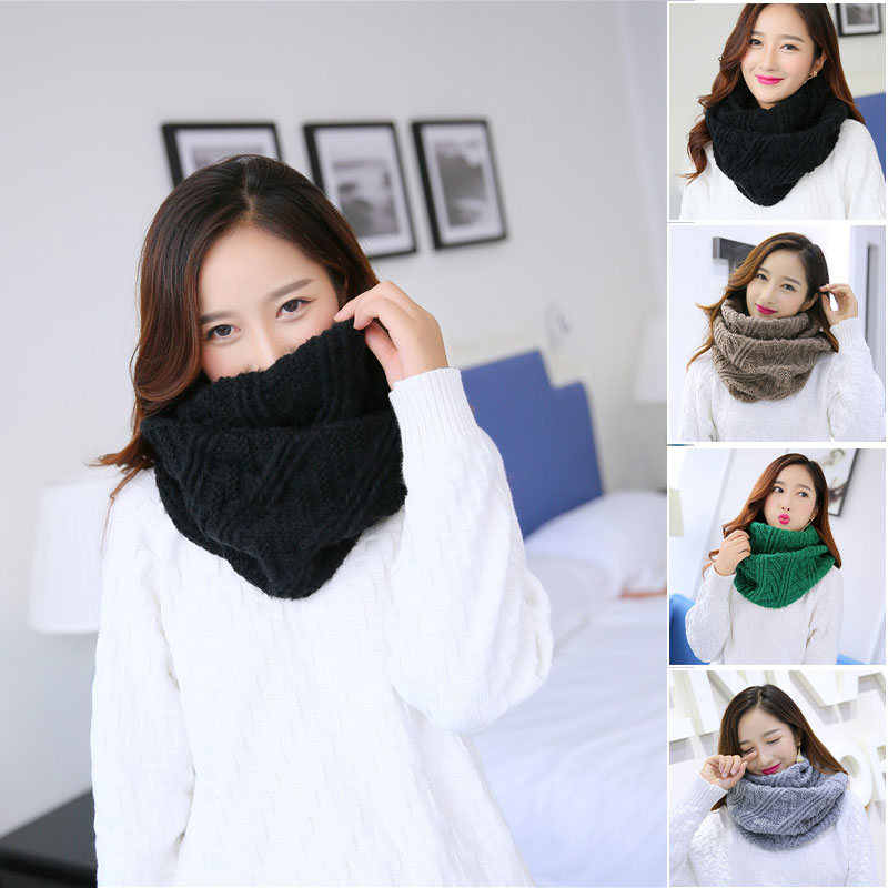 Infinity Scarf Knit - Sciarpa infinita con anello circolare in