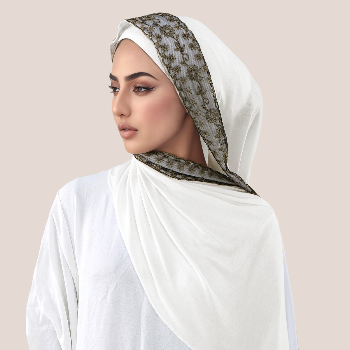 Maglia di cotone con ricamo in - Head Wrap Turban recensione e prezzo