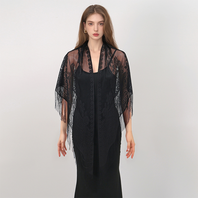 Nuovo ricamo sciarpa di pizzo  - Stole Wedding Shawl recensione e prezzo