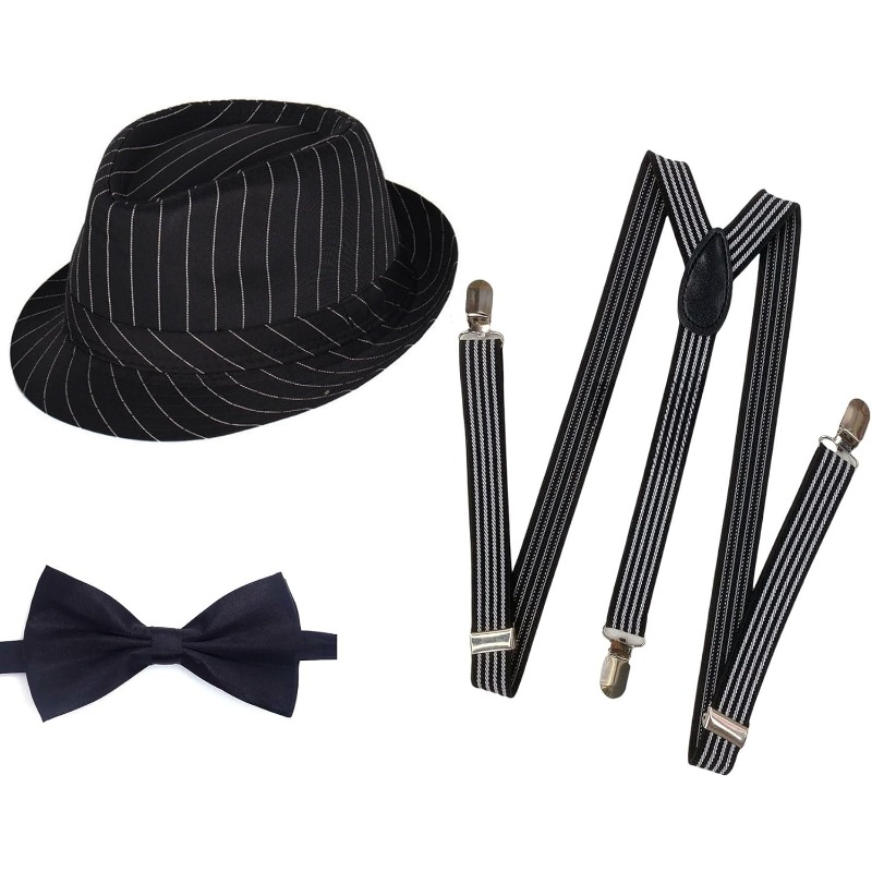 Cappello Fedora da Uomo Anni ' - Bow Tie Pre Tied recensione e prezzo
