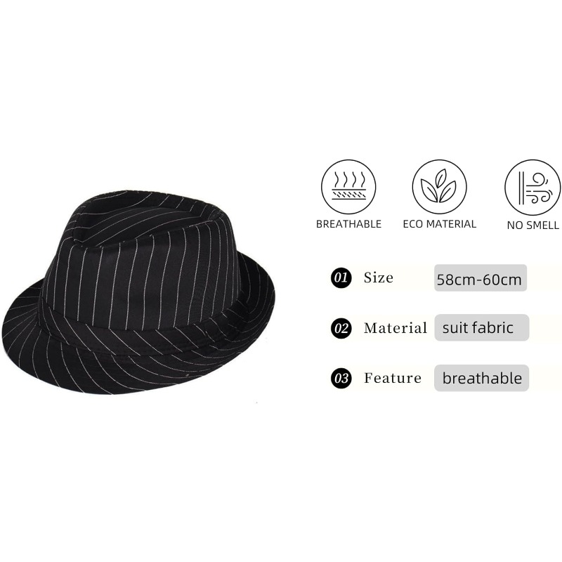 Cappello Fedora da Uomo Anni ' - Bow Tie Pre Tied recensione e prezzo