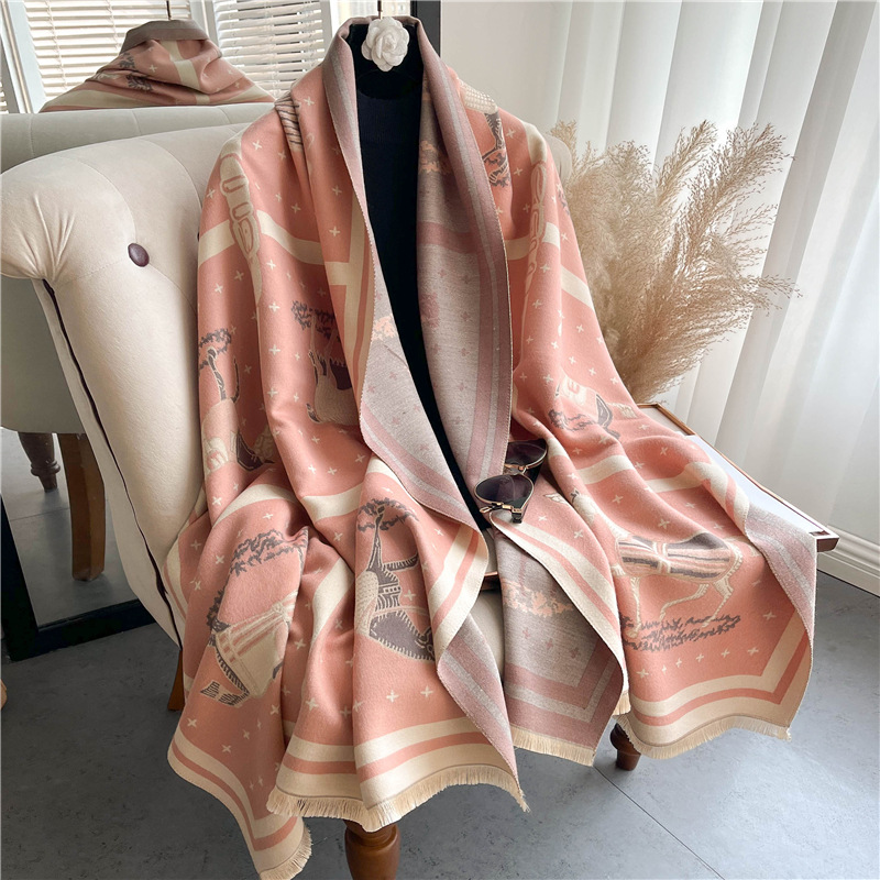 Di lusso Cavallo Stampa Copert - Woven Scarf Blanket recensione e prezzo