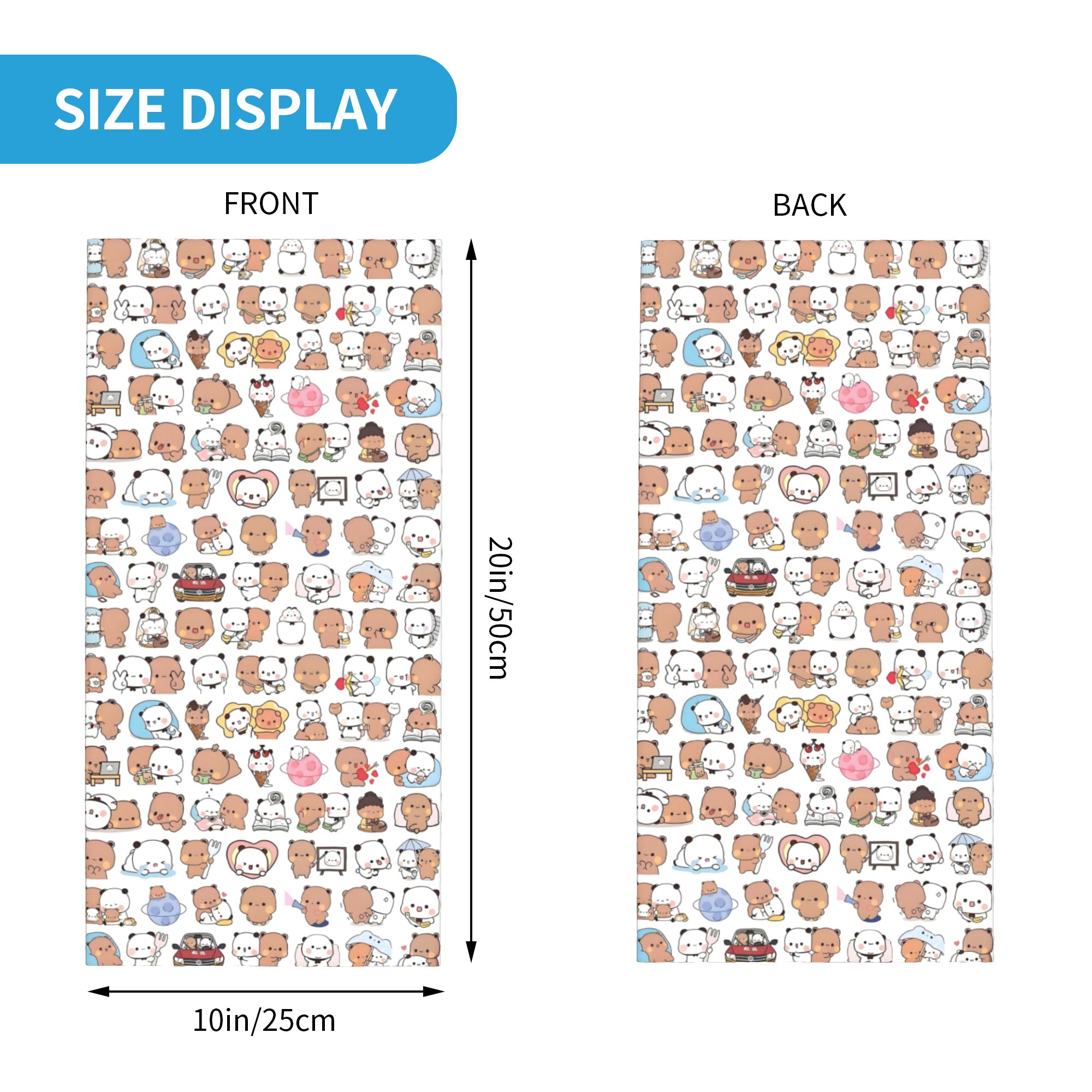 Orso personalizzato Cartoon Pe - Neck Warmer Tube recensione e prezzo