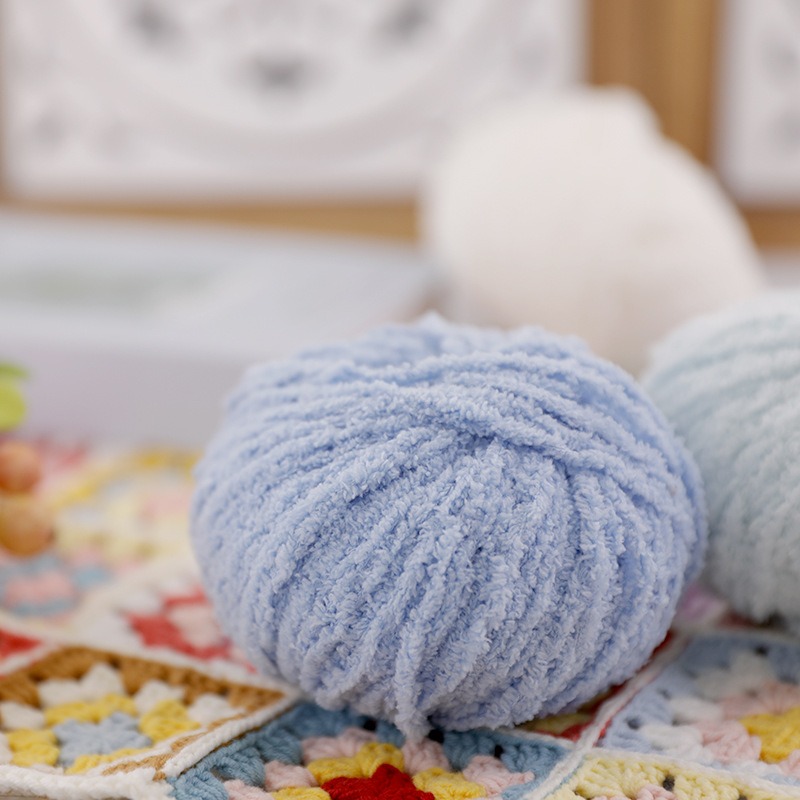 Filato in peluche corto da 50g - Woven Scarf Blanket recensione e prezzo