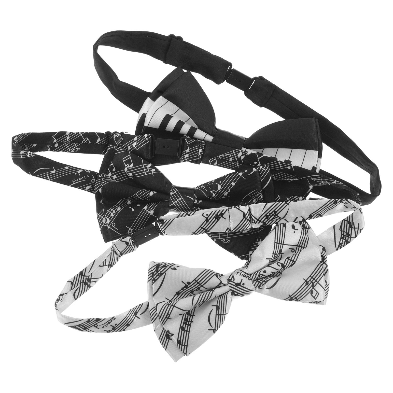 Set di 3 Papillon a Tema Music - Bow Tie Pre Tied recensione e prezzo