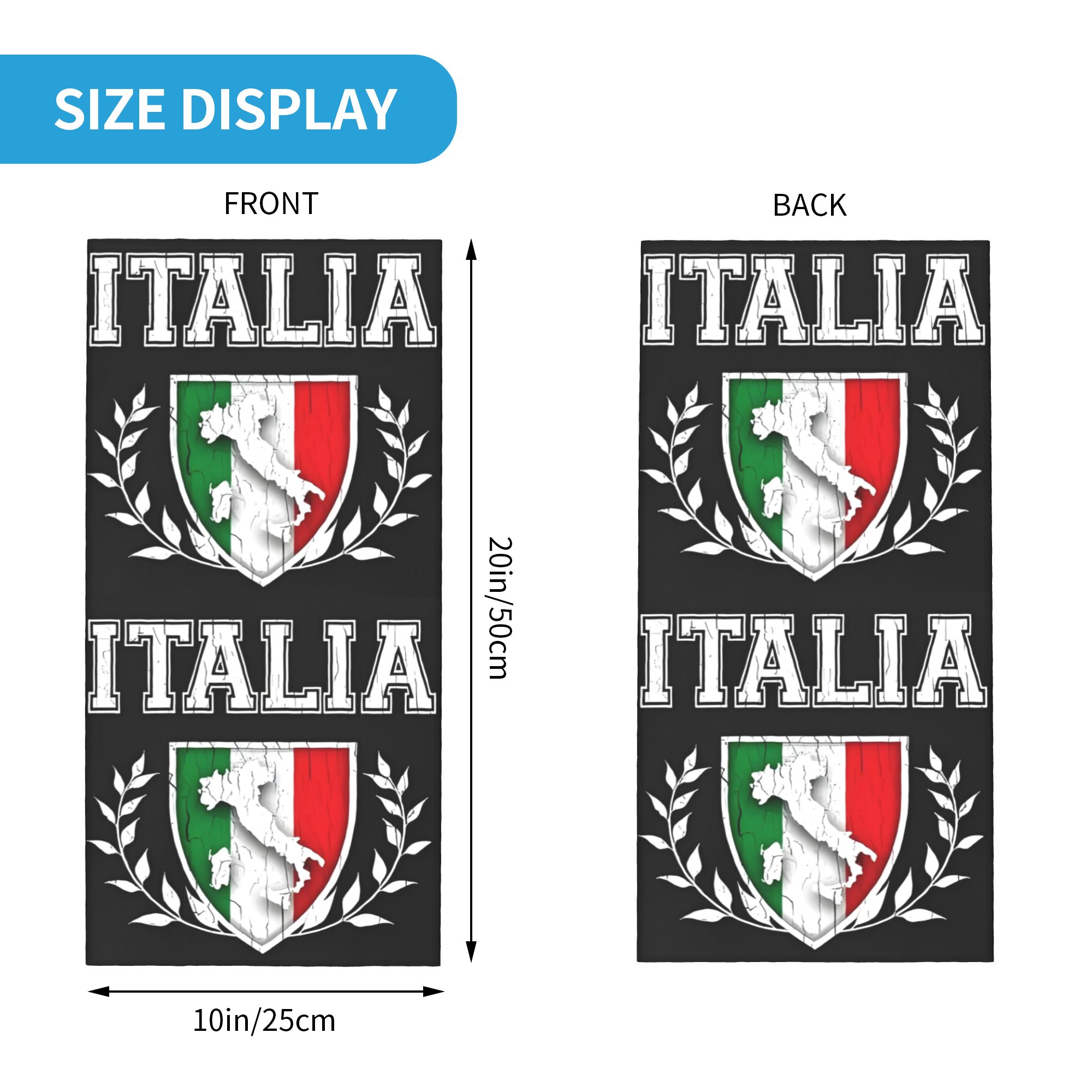 Personalizzato Italia Bandiera - Neck Warmer Tube recensione e prezzo