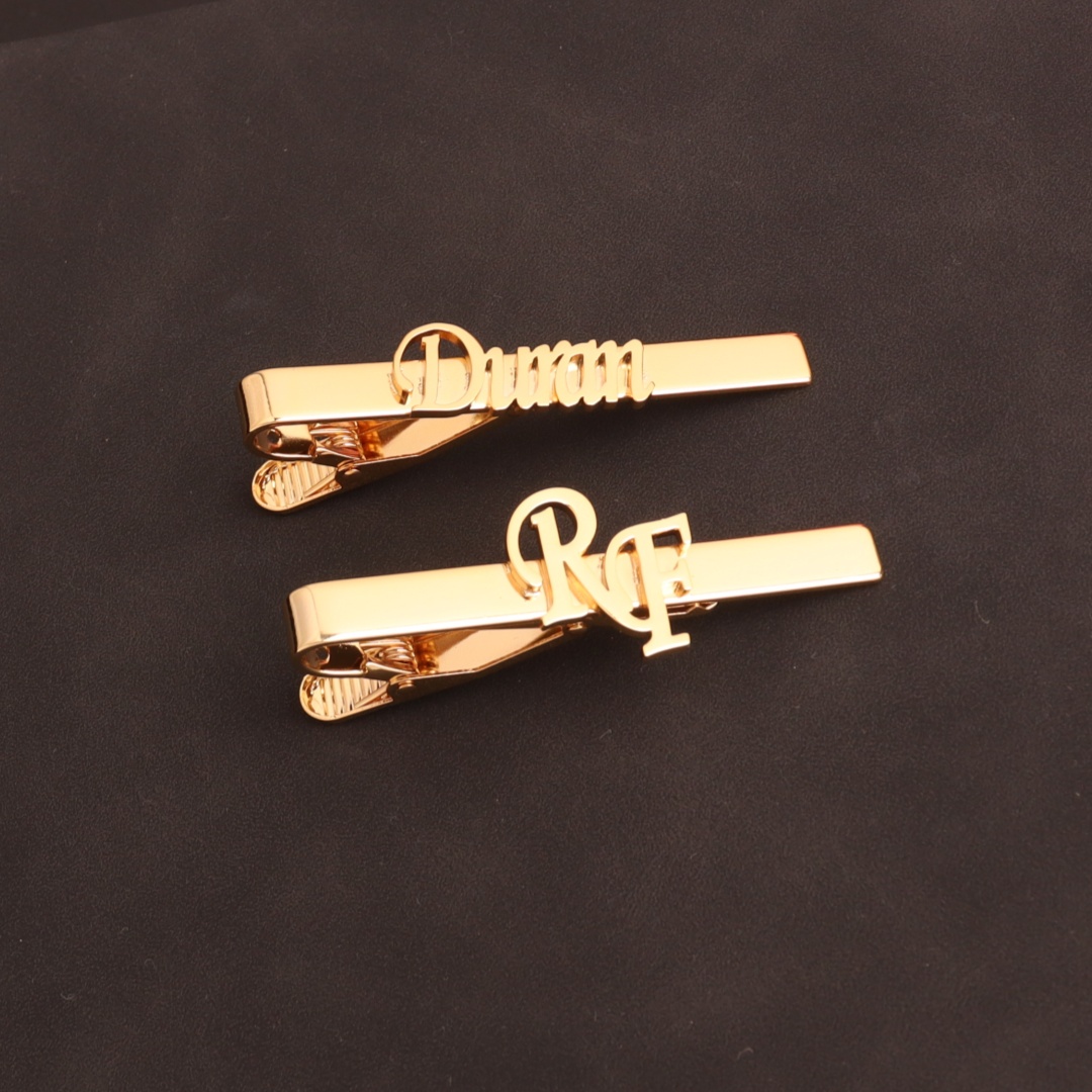 Fermacravatta con iniziali per - Tie Clip Silver recensione e prezzo