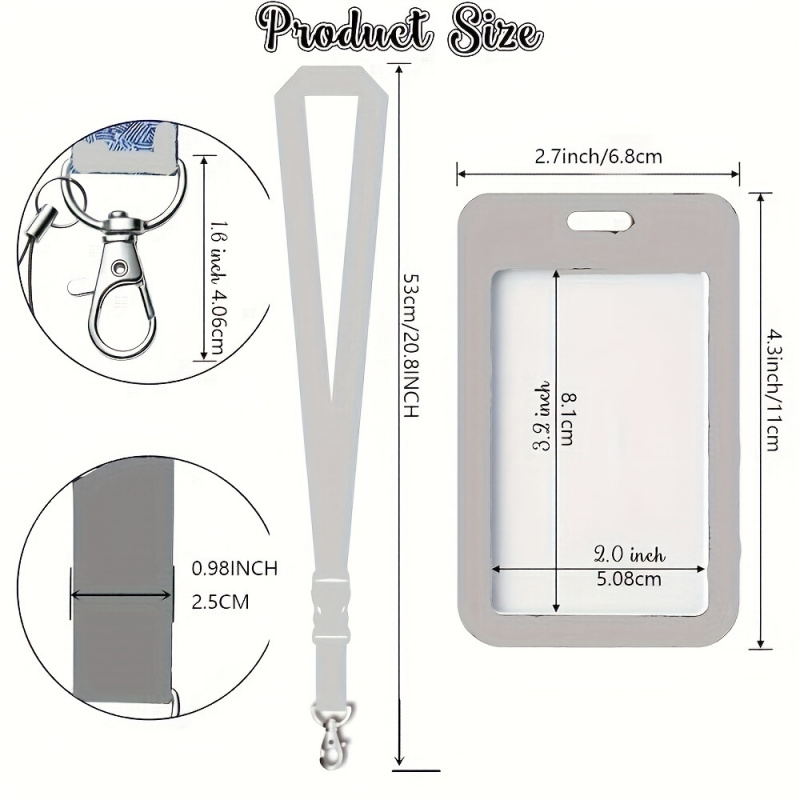 Set Porta Badge con Cordino Ne - Lanyard Badge Holder recensione e prezzo