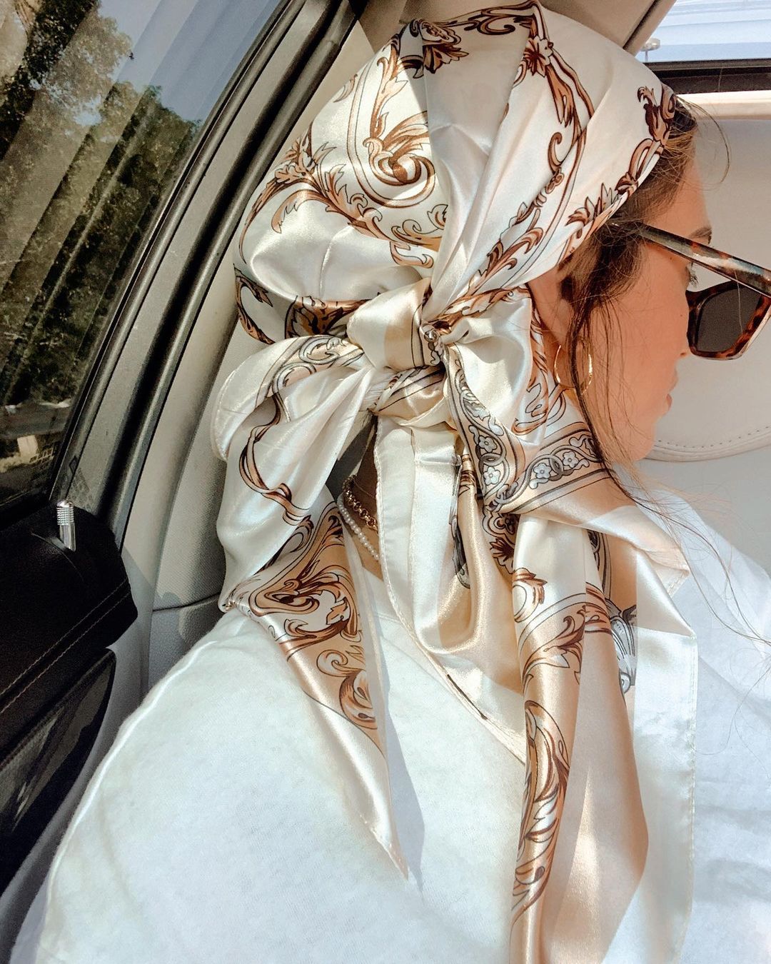 Sciarpa quadrata in raso Donna - Silk Neck Scarf recensione e prezzo