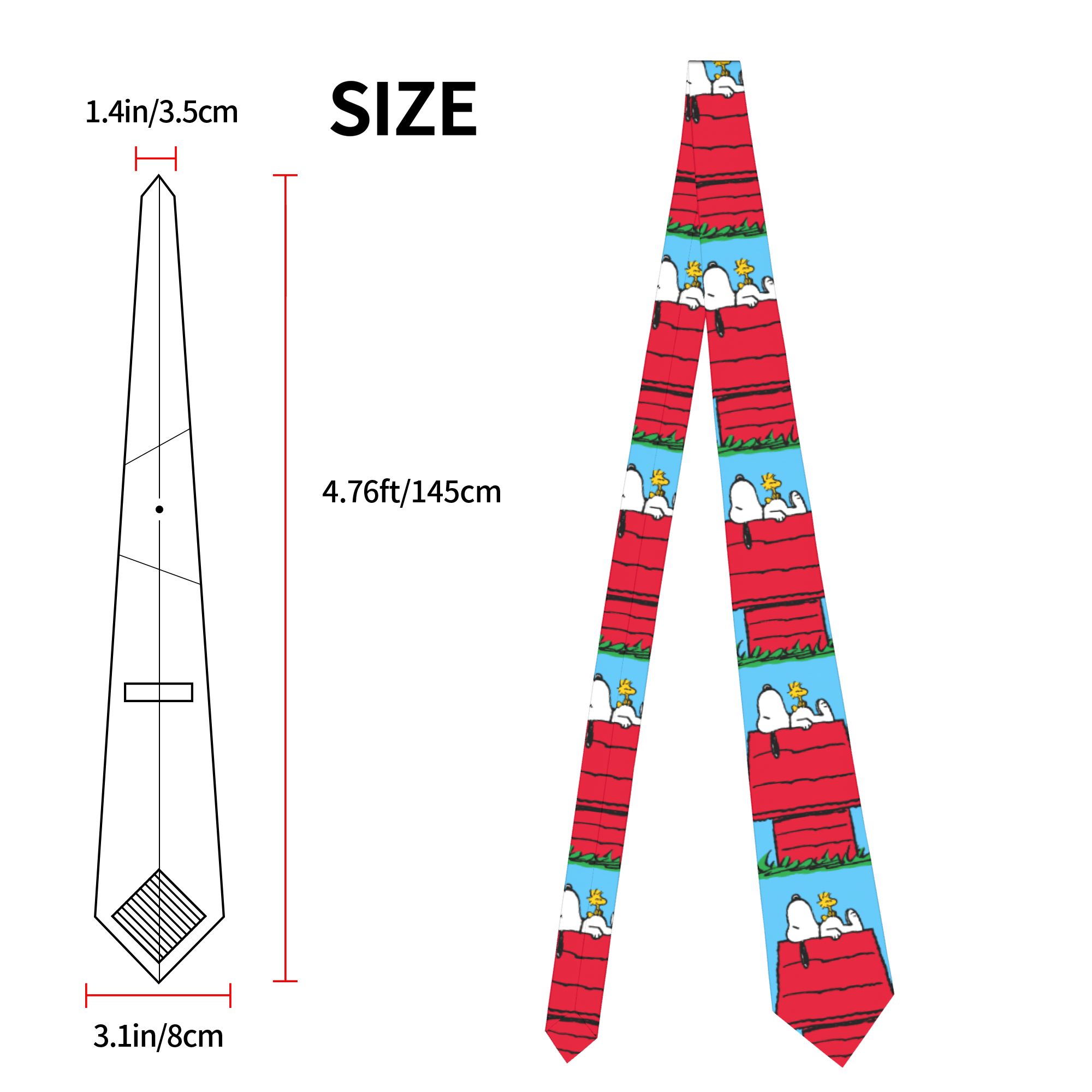 Cravatte Snoopy Woodstock Dogh - Skinny Tie Men recensione e prezzo