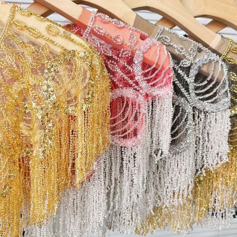G92D Paillettes ricamate con p - Stole Wedding Shawl recensione e prezzo
