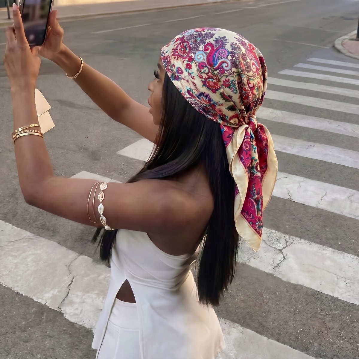 Nuovo Foulard Quadrato in Seta - Silk Neck Scarf recensione e prezzo