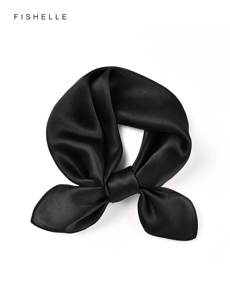 Sciarpa di seta pura nera tint - Silk Neck Scarf recensione e prezzo