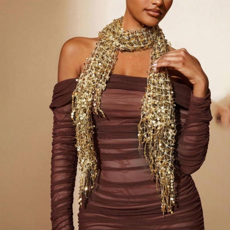 Y3NE Impreziosito Paillettes S - Stole Wedding Shawl recensione e prezzo
