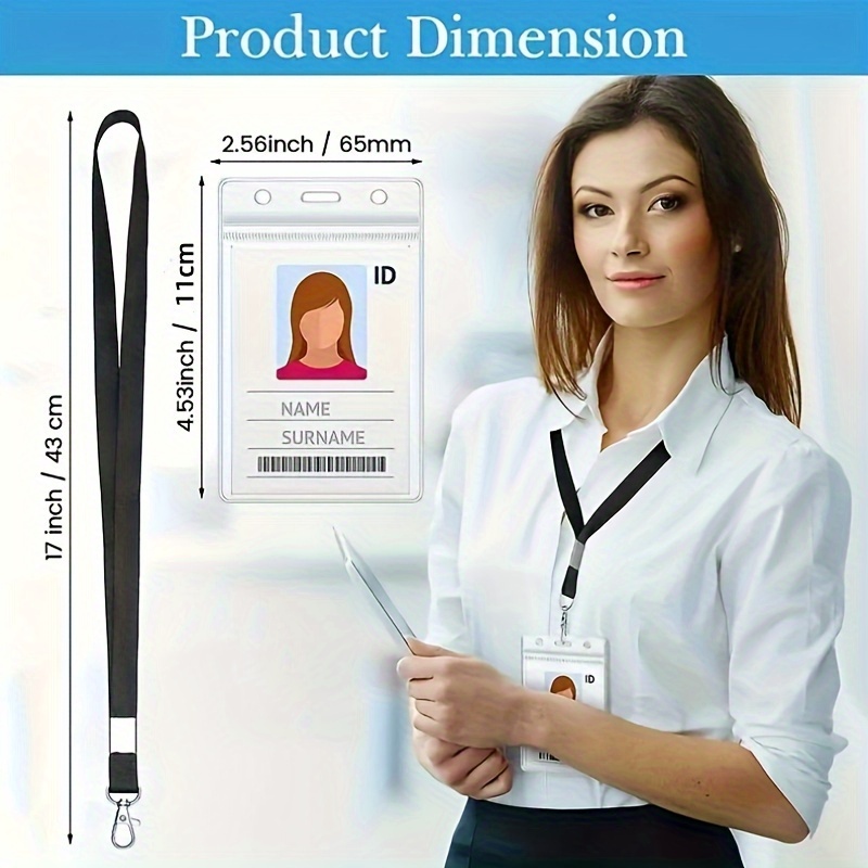 porta carte con badge traspare - Lanyard Badge Holder recensione e prezzo